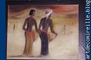 Pastel - femmes africaines