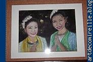 Pastel - visages de Thaïlande